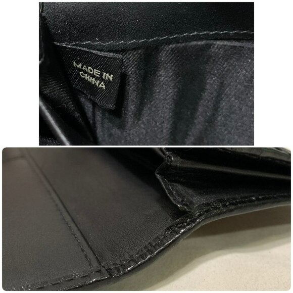 SOLD***Y2K Coach Soho Signature Long Wallet Buckle Canvas Leather Black Gray - Picture 12 of 12